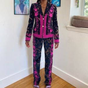 Versace Medusa Two Piece Suit - Late ‘00s to early 2010s - XS